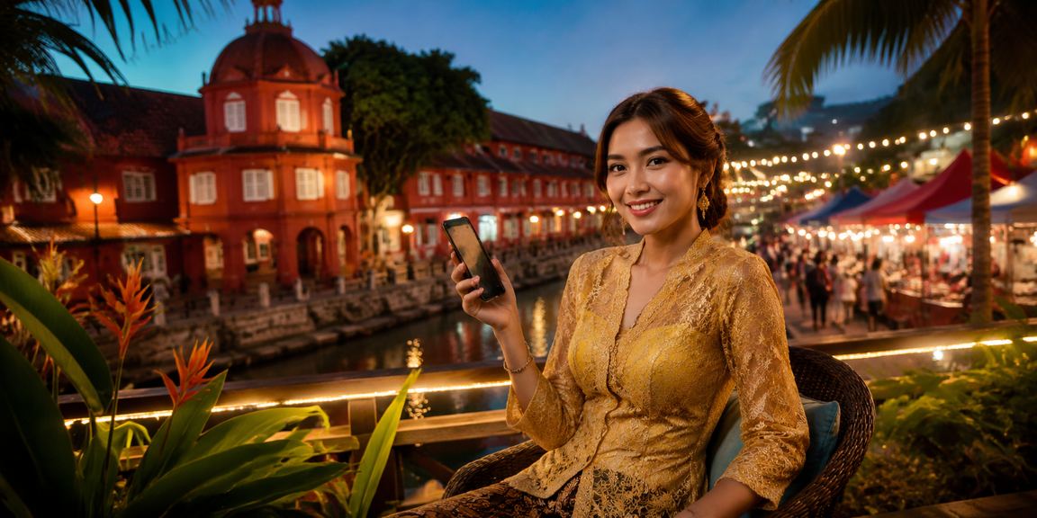 Proses deposit bola sepak pv16 dengan pakaian kebaya di Melaka